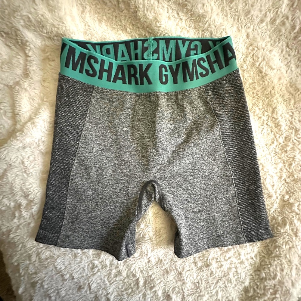 Gray Gymshark Logo Athletic Shorts